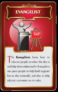 Nine Innovation Roles Evangelist