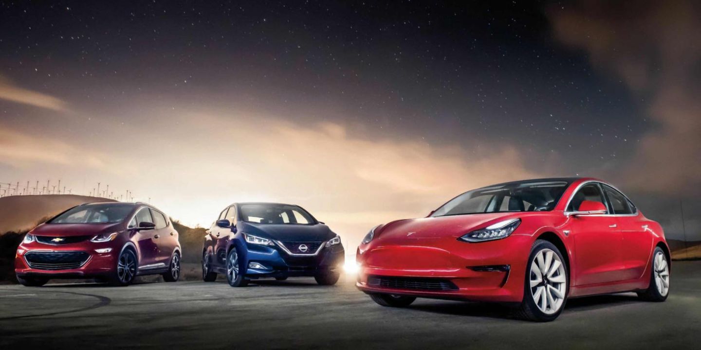 White Space for Electric Cars – Nissan, Chevrolet, Ford, Tesla