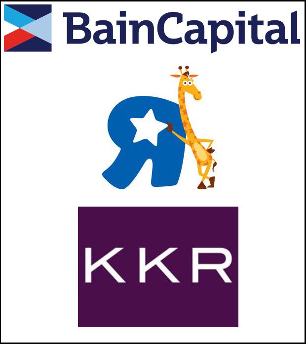 KKR and Bain buy Toys R Us logos