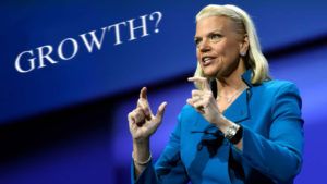 Virginia Rometty, CEO IBM. Growth?