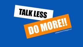 My 2017 Wish: Less Talk, More Doing